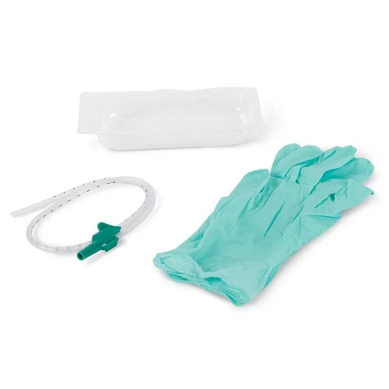 Disposable Medical Sterile Suction Catheter Kit with Normal Saline