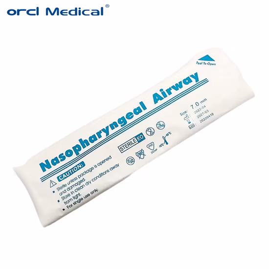 Vie aeree nasofaringee in PVC Guedel Airways